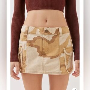 BDG Devon Cargo Micro Mini Skirt